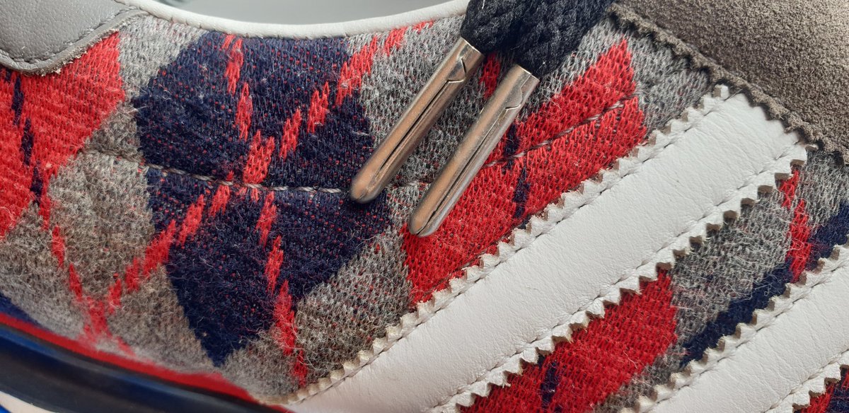 So pleased to have added these to my collection, thanks to a very generous  friend. Adidas Consortium Casual Series Jeans Argyle 1 / 390  (IRON/WHT/DKNAVY) Released 2008 . #adidas #adidasconsortium #adifamily  #casual