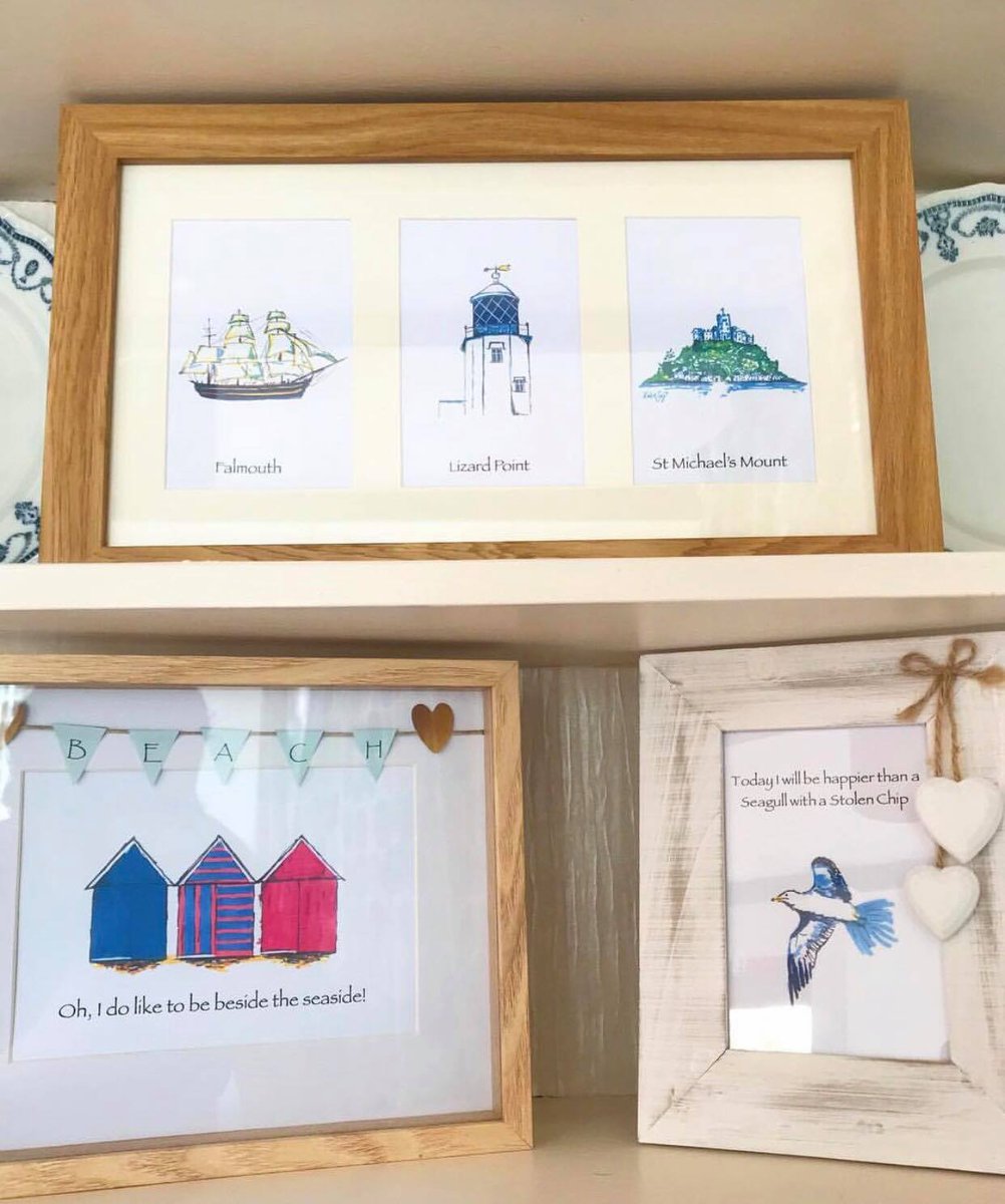 Our illustrations by our artist Katie Sims never fail to transport us to a #cornish getaway 💭⚓️