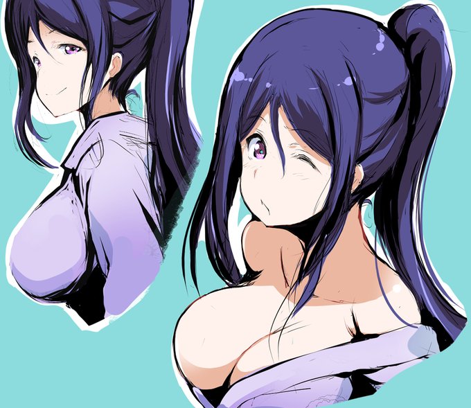 #ポニーテールの日 の由来が
「ポニーテールが浴衣に似合うことなどから」

ポニーテールと浴衣が似合う・・・・(゜д゜)!
それって
もしかして、果南ちゃんの事やないか?Σ

って思ったので描き始めたけど浴衣上手く描けないので
来年までに修行しておく(*ノωノ 