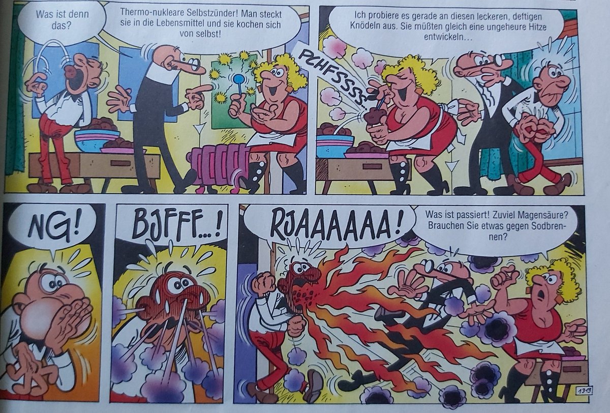 cleverundsmart1's tweet photo. Zum Mittagessen nur einen Snack 😊
#cleverundsmart #ibanez #carlsenverlag #jeffsmart #fredclever #misterl #comic #gag #panel #lunch https://t.co/m2gTZpSELA