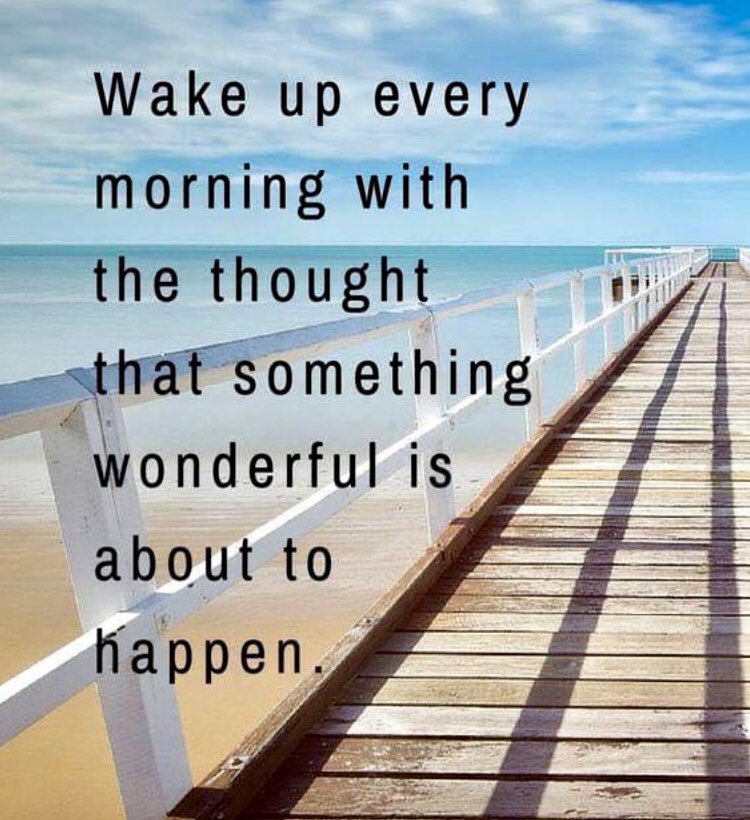 MJPedone's tweet photo. Today is going to be a wonderful day! #TuesdayThoughts #TuesdayMotivation #indrapr https://t.co/7FynJe0X3r