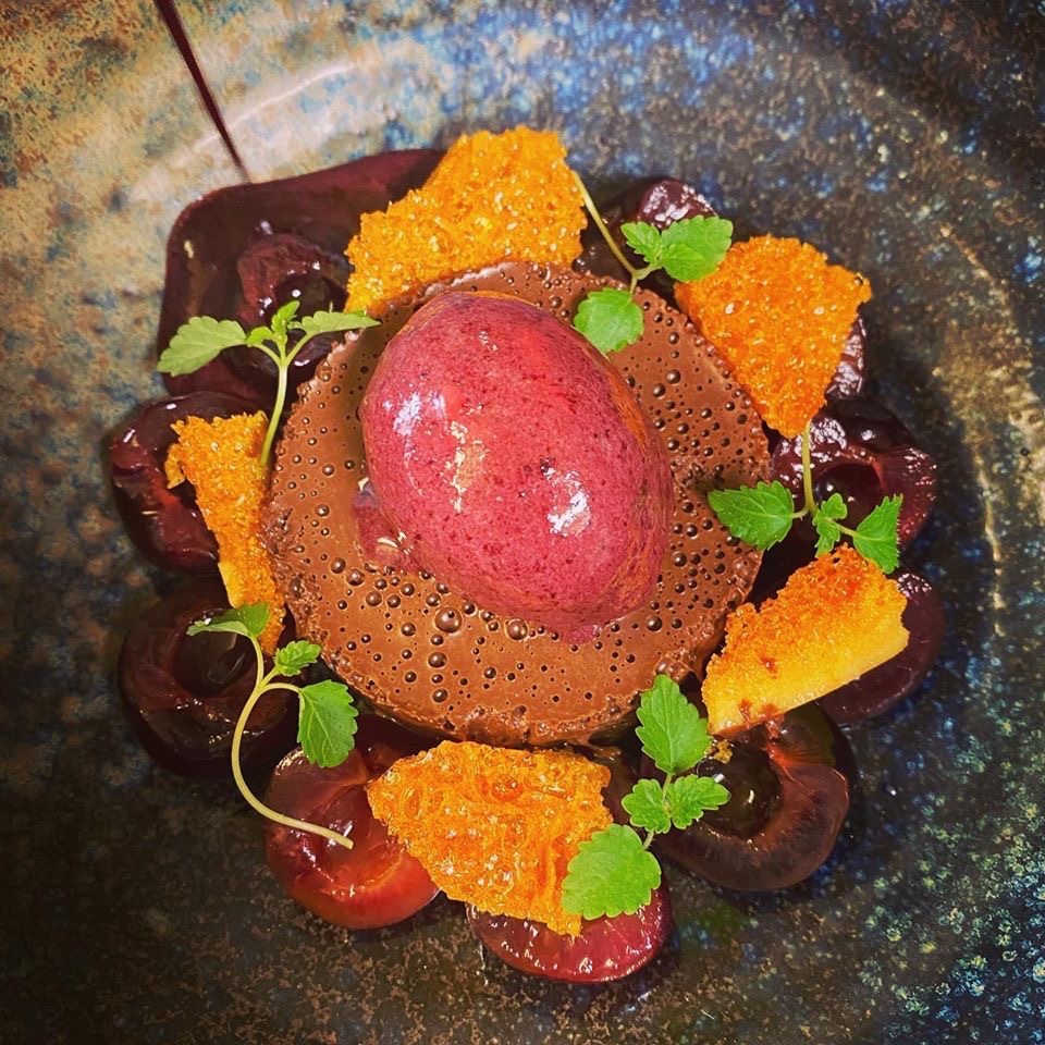 BlackfriarsRest's tweet photo. It's #WorldChocolateDay!

Any excuse to try our Dark chocolate mousse, macerated cherries, caramel comb &amp; cherry sorbet! 

Or opt for a takeaway with Dark chocolate mousse, 
 coconut cream &amp; crystallised chocolate.

Both are #vegan 🍫https://t.co/m3qie1K4SM #nefoodbloggers https://t.co/sSUjSi5TRu