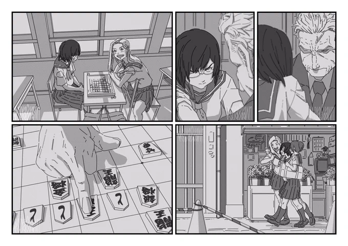 劇中シーン風イラスト、完成〜🙆‍♂️

良い具合のザラつきを出せた! 