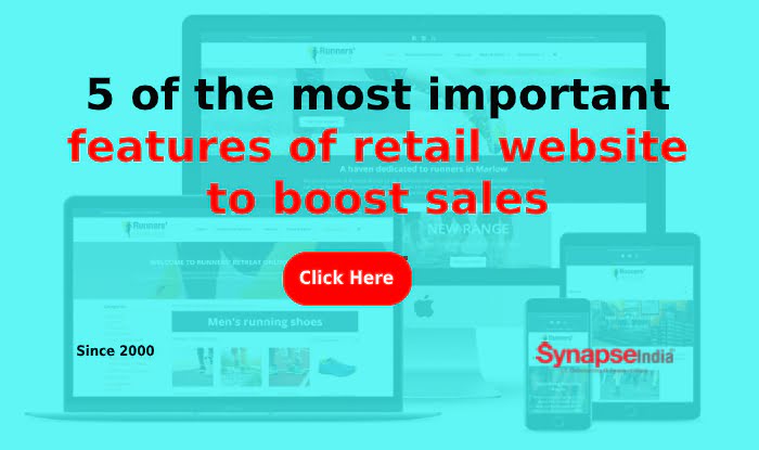 Increase product sales of your RETAIL WEBSITE by adding 5 top ECOMMERCE PLATFORM features. 
…e-development-company-in.blogspot.com/2020/07/5-of-m…

Get optimum benefits from WEBSITE DEVELOPMENT COMPANY, SynapseIndia to expand your business.
synapseindia.com/website-develo…