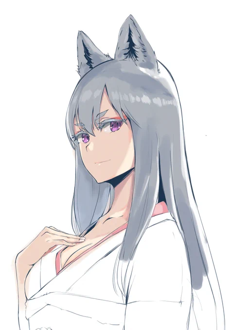 久しぶりに線画練習自分的にはやっぱり線画あったほうが色も塗りやすい気がする 