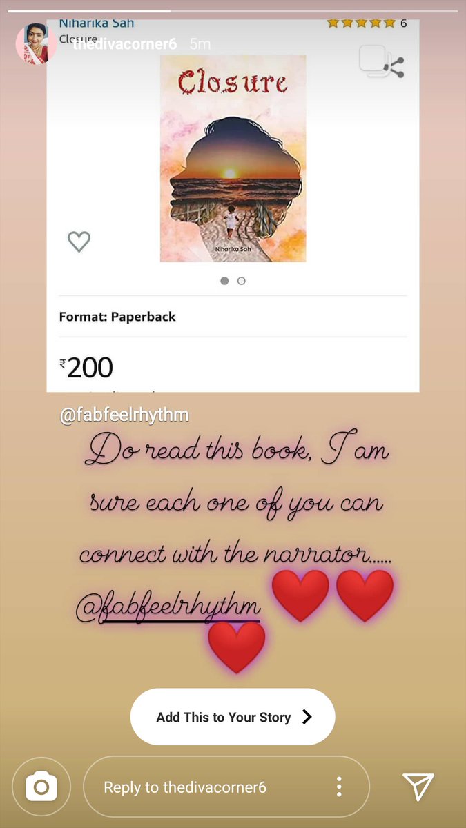 NiharikaSah's tweet photo. 🌈 I count my blessings each time an interested reader surprisingly reaches out to me. ♥️🙏

#Yesh_books #booklovers #readersandwritersconnect #novel #fiction #indianauthors #thewilltokeepgoing https://t.co/rcUrdt097i