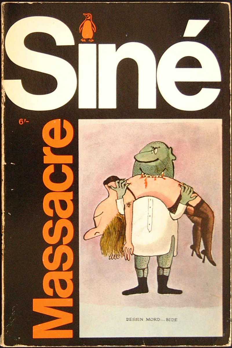 The crunch came in 1967, with Penguin's edition of  Siné's 'Massacre'. Foyles refused to sell the book due to its anti-clerical cartoons. The ensuing row forced Godwin and later Aldridge to part company with Penguin.
