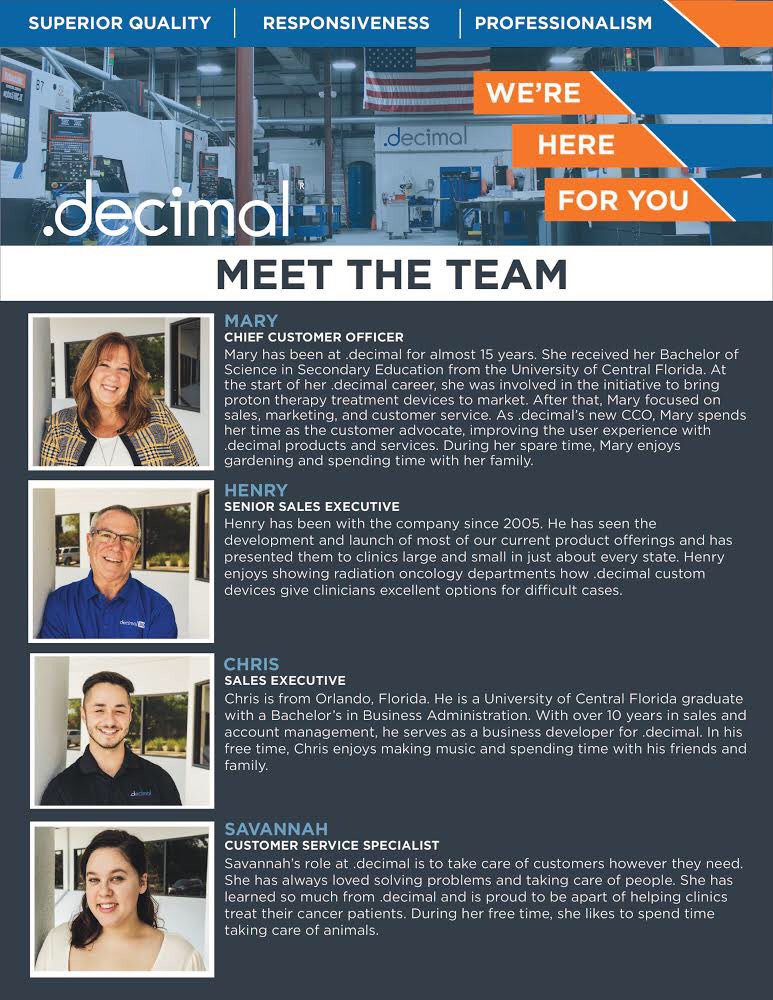 dotdecimal's tweet photo. Meet the .decimal sales and customer service team. We'd love to make your acquaintance and help you and your clinic with anything you need! We are working hard for you! Call today to speak with us 1-800-255-1613 #dotdecimal #weloveourcustomers https://t.co/vXcUWSbpdX