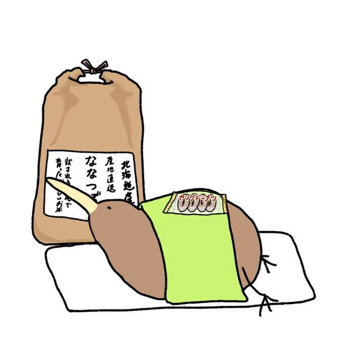 願いが叶ったキーウィ 