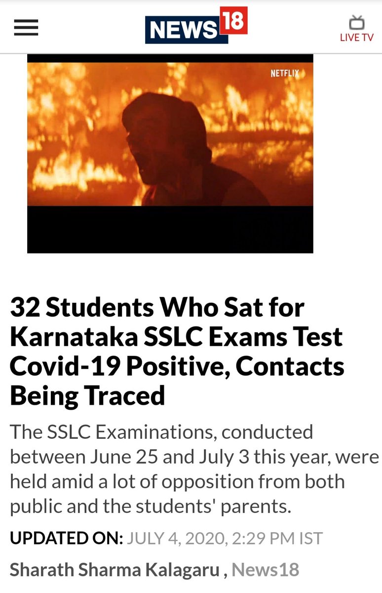 Simonmalik8's tweet photo. Plzzz Cancel medical Exam 32 Students Get Corona Positive After SSLC Exam
#cancelexams
#ugc_cancel_exam
#bfhus
#StudentLivesMatter
#StudentsLivesMatters
@capt_amarinder
@ugc_india
@PunjabGovtIndia https://t.co/75YPtLkksj
