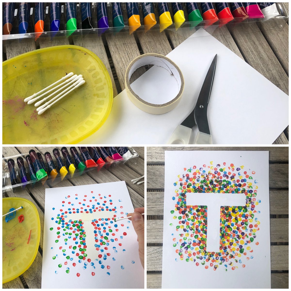 In this week's blog, our Art tutor Beccy from <a href="/thecraftyhareuk/">The Crafty Hare</a> shows a simple technique similar to Pointillism - using small dots to form a pattern. She then turns her pattern into a lovely birthday card! #painting #pointillism 

Read her blog: 
maryfrancestrust.org.uk/10852-2/
