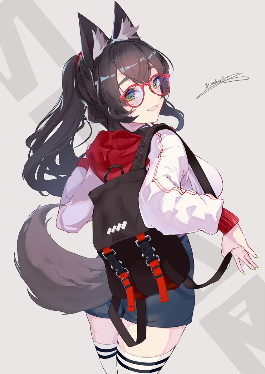 「#ポニーテールの日
めっちゃ良い日じゃないですか?✨ 」|さくひこのイラスト