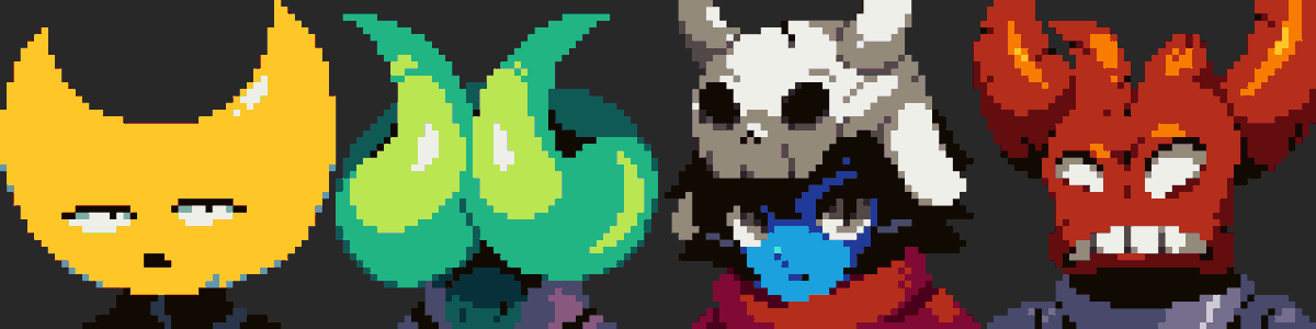 MiniMilieu's tweet photo. The Hylics crew, I feel inspired everytime I even lookit this game. So ready to get into Hylics2👀
#hylics #hylics2 #pixelart #aseprite https://t.co/OJL5LzH0LK