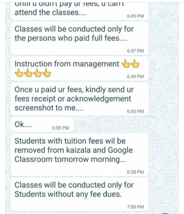 Basha54426788's tweet photo. @irajashekaran @SBadithulu
@nandabtech
@Krishna35237741
@Vinod00685752
@mohangenious2
@TV9Telugu
@ntv#savesaveethastudentsfromforcedfees https://t.co/CLn2Zdj6CN