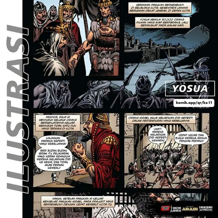 sabdakomik's tweet photo. Apa yang kamu pelajari dari ilustrasi ini?

Dapatkan komik-komik Alkitab lainnya di situs https://t.co/9rRmODpCdK
#komik
#komikalkitab
#kisahkasihabadi
#kingstonecomics
#kingstoneindonesia
#Exodus
#Yosua
#SABDA
#SABDAmedia
#komikAPP
#komikzone
#komunitaskomik
#komikkristen https://t.co/zMoIcL9nlU