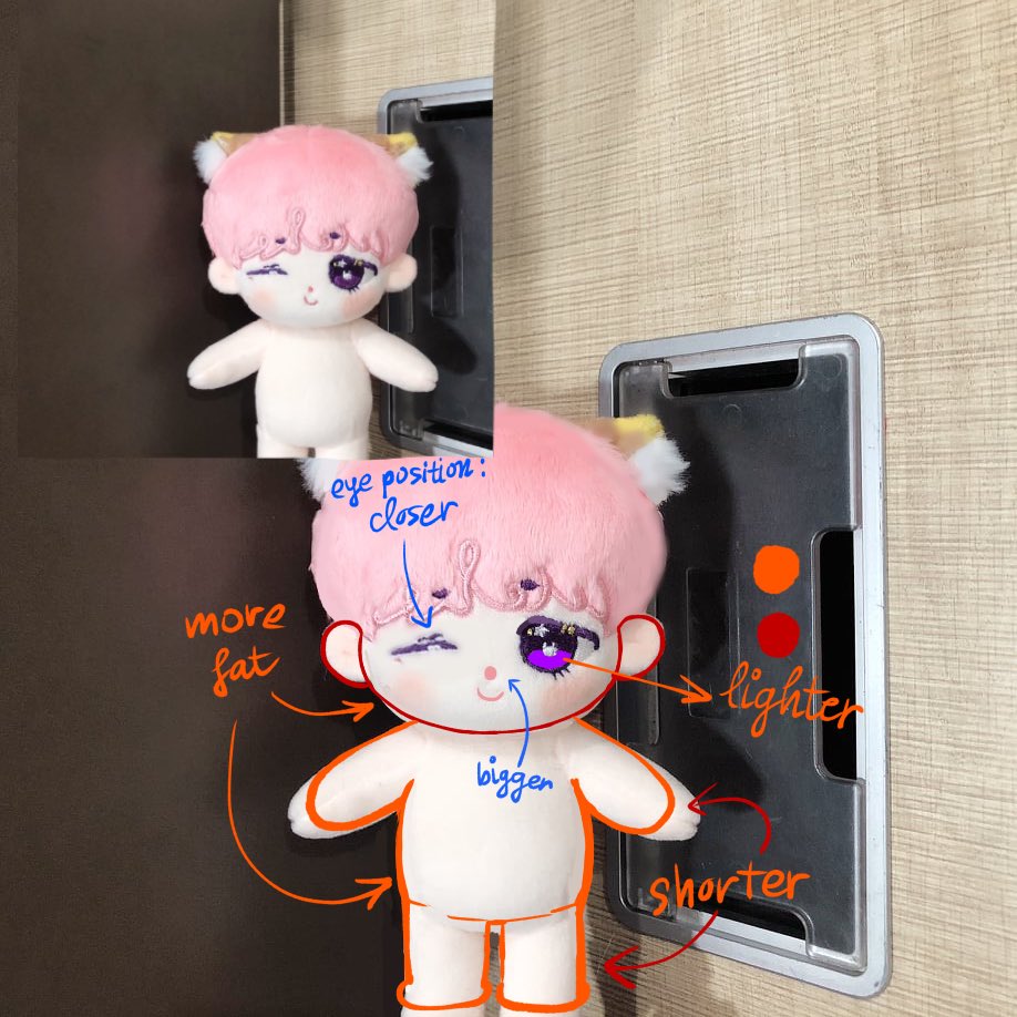 Moelléux (Jimin’s doll) tweet media