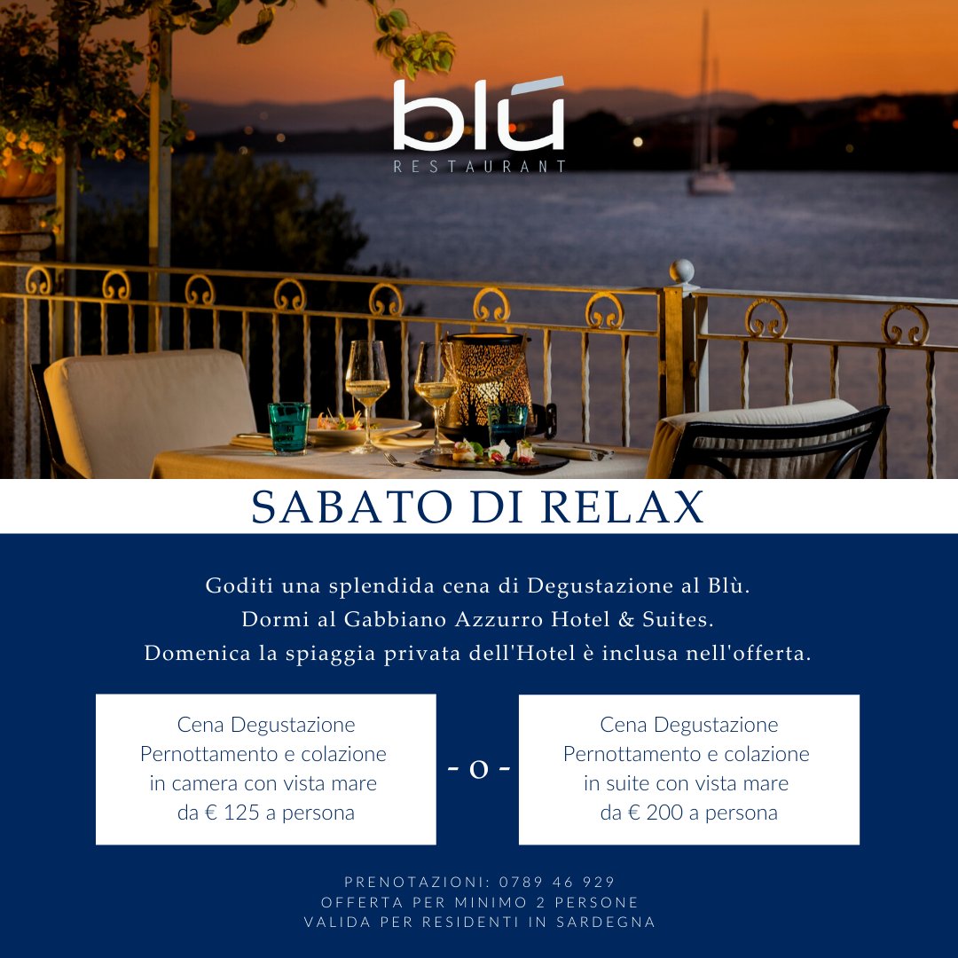 BluRestaurantIT's tweet photo. Un sabato imperdibile, un weekend da sogno, solo a #GolfoAranci, #Sardegna 😍 https://t.co/iXTXNVG0s3