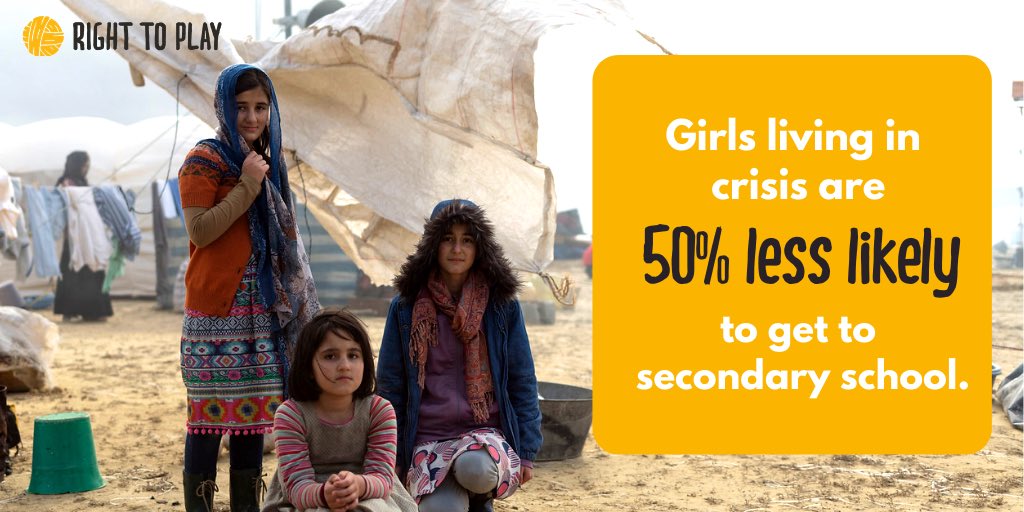 RightToPlay_UK's tweet photo. This #crisis is so severe that 10 million girls may never go back to school.

We’re doing all that we can to keep children healthy, safe and learning through this crisis. 

Want to help make a change? Donate here 👉 https://t.co/K6sBA5S86s https://t.co/ajNyeKlOMe