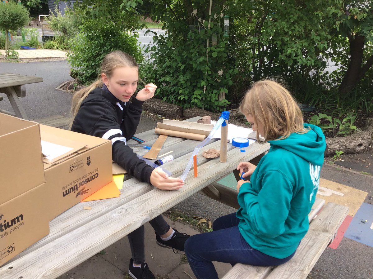 GoodrichCESch's tweet photo. In maths, Year 6 have working on designing and planning a theme park. They have made business decisions and worked within budgets. Today they are designing and making a marble roller coaster for their theme park #GSperegrines #GSmaths #GStopic https://t.co/UebFBLQQ6n