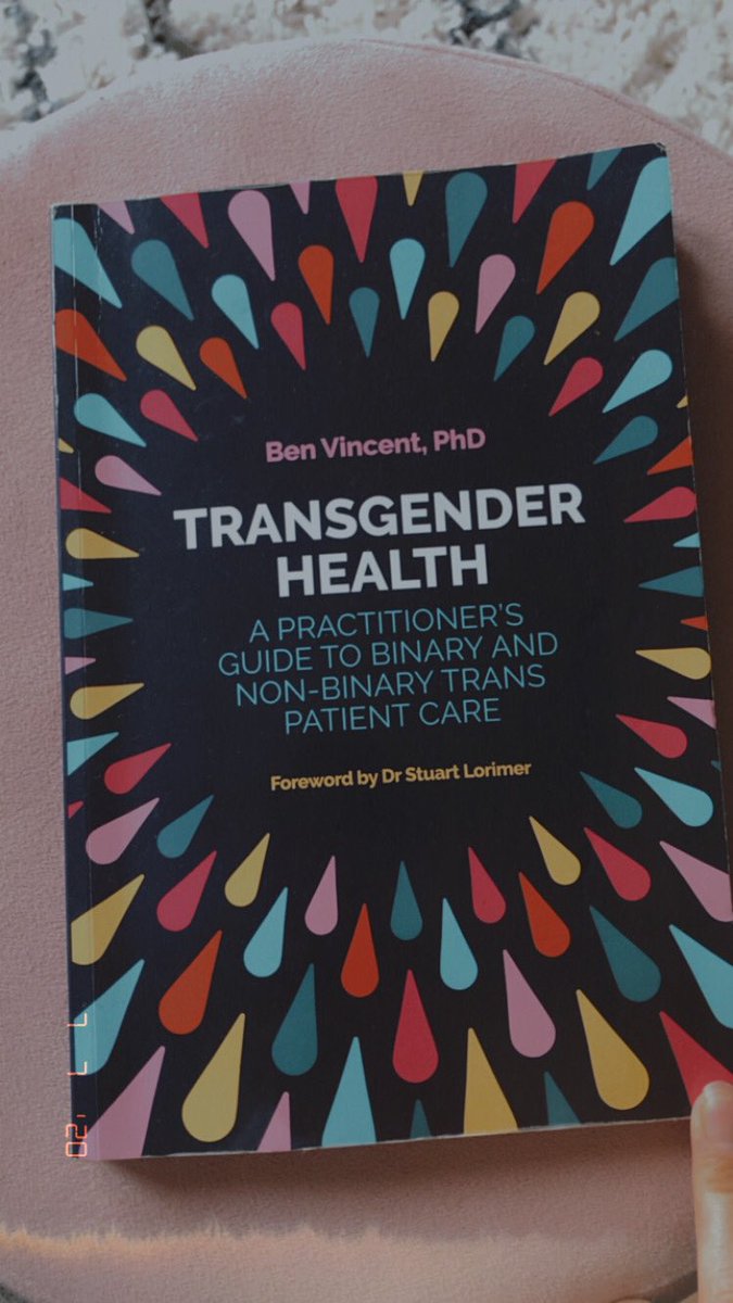 Allies/colleagues who want to protect and understand trans health care I really recommend this book, written by @GenderBen who has both expertise & lived experience. We owe this to the trans/non-binary community whose invaluable access to health care has come under public attack
