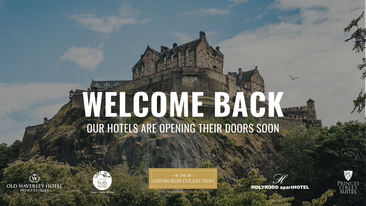 EdinburghCollec's tweet image. We look forward to welcoming you all back soon! Our Hotels &amp;amp; Apartments will be opening on the following: @hub_haymarket 8th Aug @oldwaverley 20th July @Holyrood_hotel 8th Aug &amp;amp; Princes St Suites 15th July