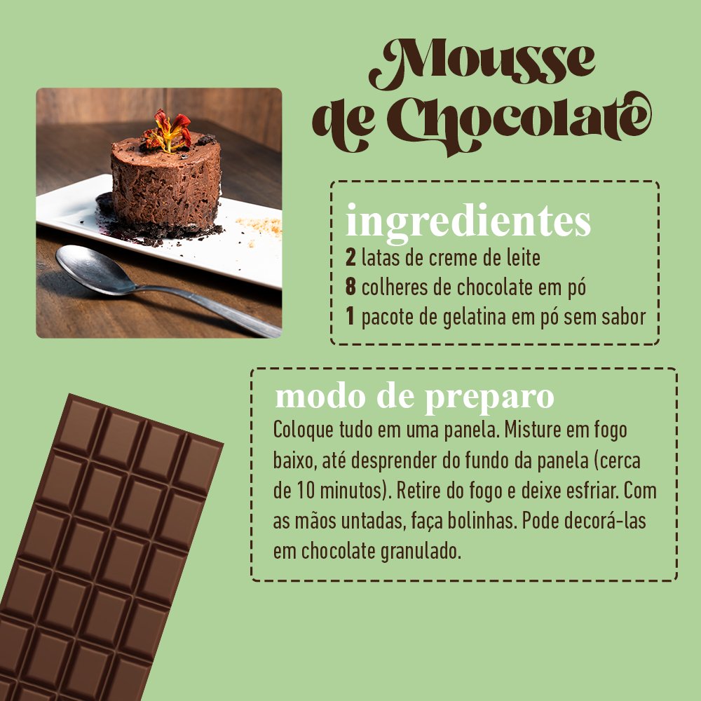 radioes891fm's tweet photo. QUEM NÃO AMA É PORQUE NUNCA PROVOU

A gente também é chocólatra por aqui rsrs. E hoje é o Dia Mundial do Chocolate. Pensando nisso, trouxemos algumas opções de como saborear essas delícias. É só arrastar pro lado pra conferir:

#DiaDoChocolate #Chocolatra #TVEIndica #FiqueEmCasa https://t.co/sLY3ktKJzb