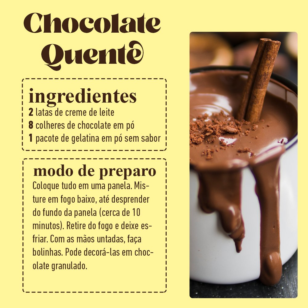 radioes891fm's tweet photo. QUEM NÃO AMA É PORQUE NUNCA PROVOU

A gente também é chocólatra por aqui rsrs. E hoje é o Dia Mundial do Chocolate. Pensando nisso, trouxemos algumas opções de como saborear essas delícias. É só arrastar pro lado pra conferir:

#DiaDoChocolate #Chocolatra #TVEIndica #FiqueEmCasa https://t.co/sLY3ktKJzb
