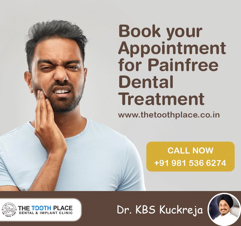 Book an appointment or consultation at +91 9815366274.

#dentalclinicludhiana #dentaltreatments #painlessdentaltreatment #bestdentist #dentalexperts #dentalconsultation 
#dentalappointment #ludhianadentistry #kbskuckreja #thetoothplace #dentalcheckups #teethdocto