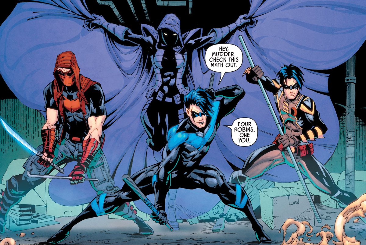 Et bestemt Withered Søg tiny bat 🌿 on Twitter: "Red Hood, Nightwing, Red Robin and Spoiler power  stance right here was incredible, they have worked so hard for those  physiques and they are showing them off