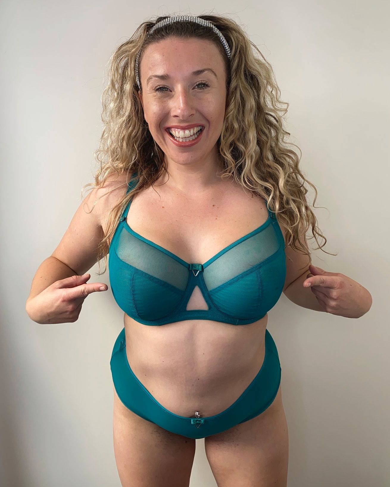 Comparing a 32FF with 30G in Curvy Kate Thrill Me Padded Bra