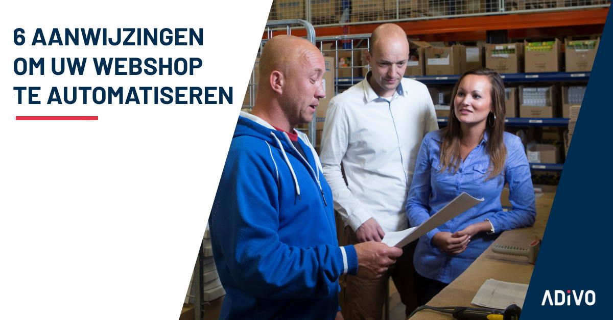 Wordt het tijd om uw webshop verder te automatiseren? 6 Aanwijzingen dat het de hoogste tijd is voor een webshop scan. buff.ly/3i388wN