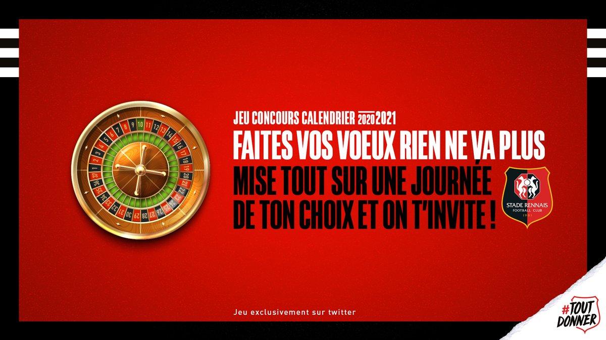 staderennais's tweet image. [JEU-CONCOURS]

🎰 On t'offre 2⃣ places pour la journée de @Ligue1UberEats ton choix... avant la publication du calendrier ! 😈

👉 Follow @staderennais, RT la publication et indique en commentaire la journée à laquelle tu veux assister au Roazhon Park !