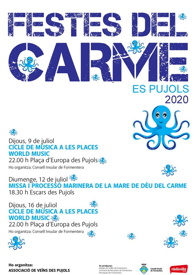 Formentera's tweet photo. Festes del Carme 2020 a Es Pujols #Formentera 
https://t.co/znP27vOwIA https://t.co/iyqTJYsQdl