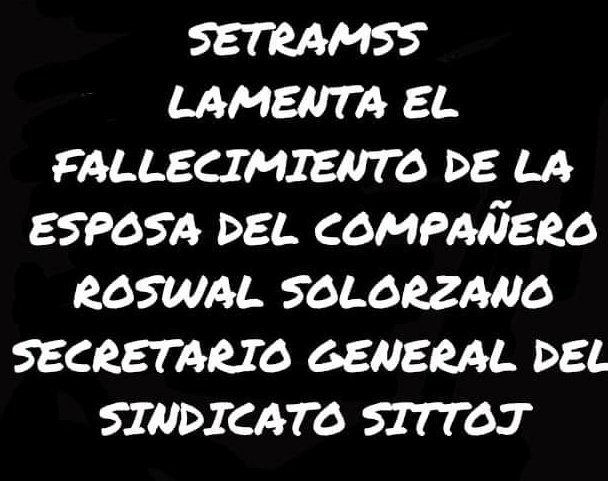setramss's tweet photo. @Roswalcsj1  que Dios conforte su alma y espiritu https://t.co/Qb41Qpbn1Z