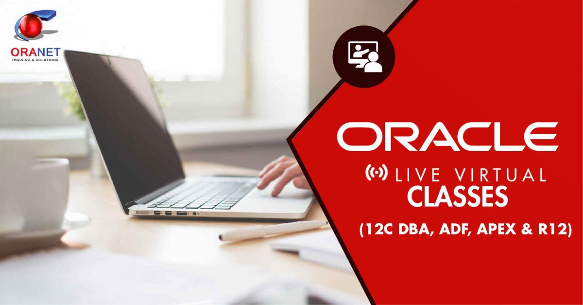 oranet_pakistan's tweet image. Oracle 12c DBA, ADF, Apex & R12 ERP Live Virtual Classes Starting from 7-July,2020 (Tuesday) at 6:30pm on Zoom.
For Registration: lnkd.in/dmJYB_6
Call: 0332-5856611
#oracle #cloudarchitecture #applicationdevelopmentframework #dontstoplearning