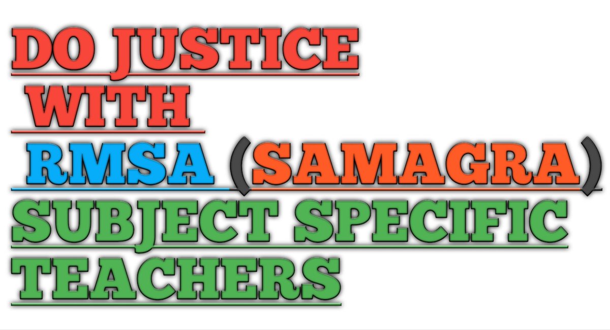 ForRmsa's tweet image. #We_want_Justice #Justice_For_RMSA_Subject_Specific_Teachers 
@AsgarSamoon @PMOIndia @DrJitendraSingh