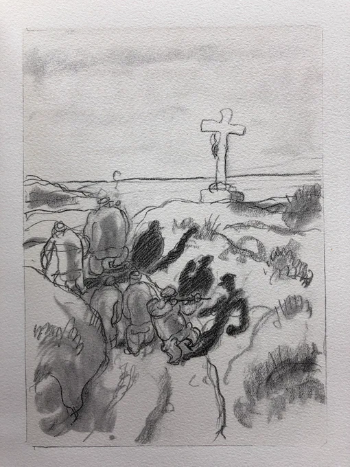 Gus Bofa, 1948. 
« Père Barbançon », Pierre Mac Orlan 