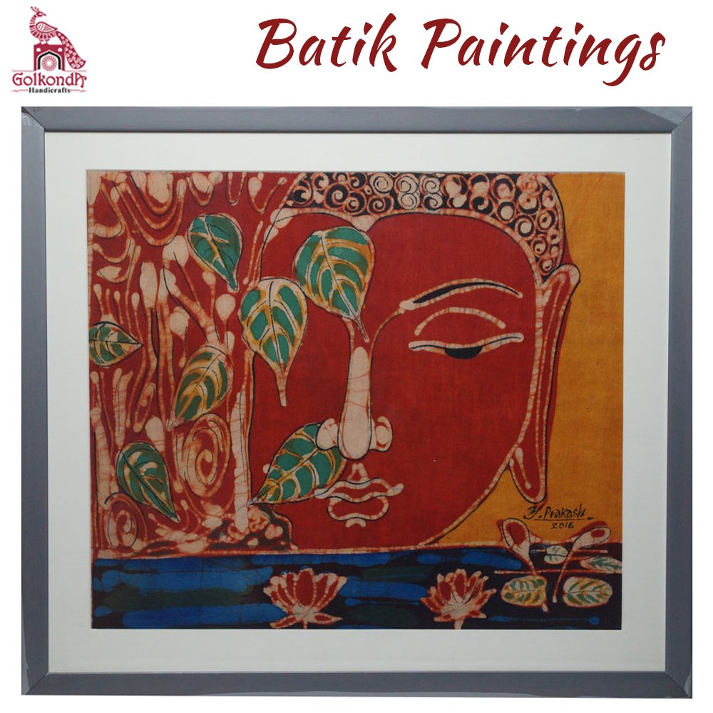 #Batik represents an art, which has been passed down since generations and appeals to your creative senses!
#Batik #BatikPainting #BatikPrinting #BatikArt #GolkondaHandicrafts