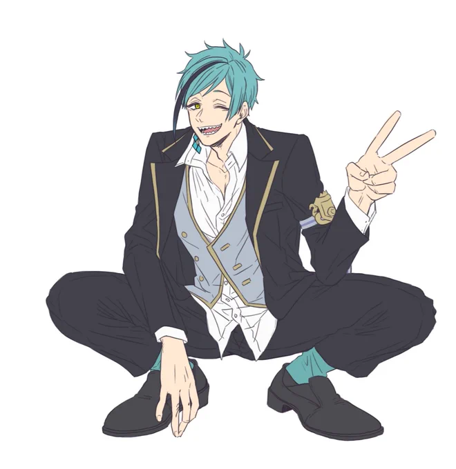 #緊急メンテでTwitterに居るツイステ民と繋がりたい
 
せっかくなので私もおびんじょ?
イラスト使い回しすいません??
リーチ兄弟推しのオクタ寮推しです??
RTを中心にいいね♥️も気になった方お迎えに上がります✨✨
無言フォローになると思いますが…すいません? 