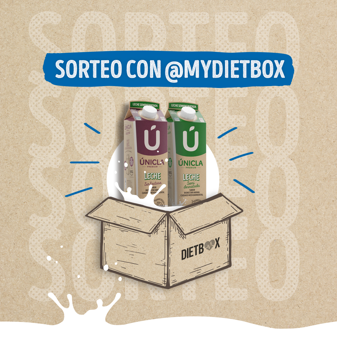 LecheUnicla's tweet photo. SORTEO, SORTEAZO!
➡️ Este mes los suscriptores de nuestros
amigos de DietBox disfrutarán de nuestra leche única en su cajita de #productosúnicos.
Y para ti: 👏 Sorteamos un pack de nuestros productos y una suscripción de 9 meses para disfrutar de las sorpresas de Dietbox.👏

⬇⬇ https://t.co/91BxiaVkgc