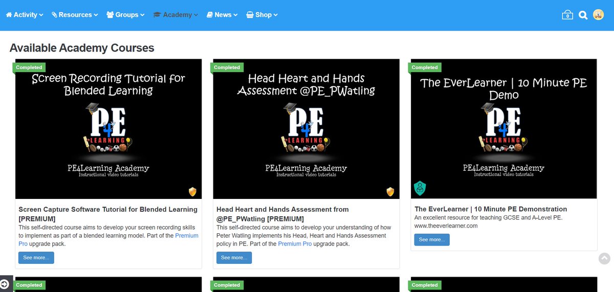 PE4Learning's tweet photo. New updates, courses, resources plus more added to @PE4Learning dot com
@ https://t.co/mnCHoOVpAq
Take a visit - sign up for free and be inspired.
#pe4learning #pegeeks #physed #PEcommunity #PEteam #resourcesharing #sharingiscaring #physicaleducation https://t.co/sORfCbGKmn