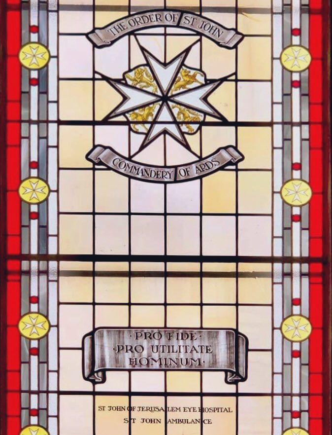 SourceVosj's tweet photo. A beautiful memorial to the #OrderofStJohn and it’s establishments in @SJA_NI!
#OneStJohn #ProFide #ProUtilitateHominum #CommanderyofArds #NorthernIreland #StJohnAmbulance 
@StJohnINTL  @StJohnsGate @stjohnambulance @SJANI_Northern @OrderofMaltaNI @StJohnEngland @stjohnie https://t.co/mSbfRwkcrg