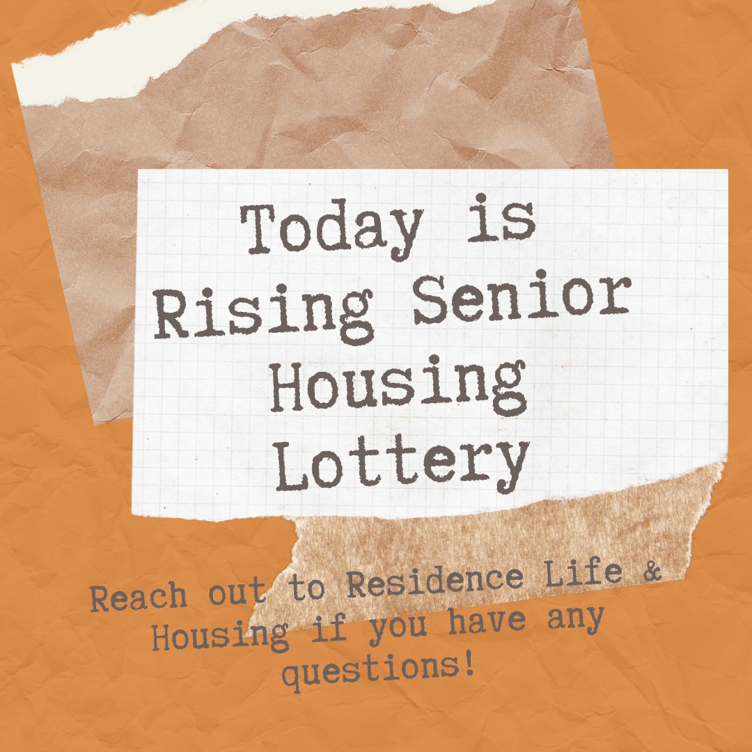 DsonResLife's tweet photo. ATTN RISING SENIORS: today is the day you select housing!  Let us know if you have any questions! 
.
.
.
.
#dsonreslife #dsonhousing #roomselection https://t.co/QAech2Jlbo