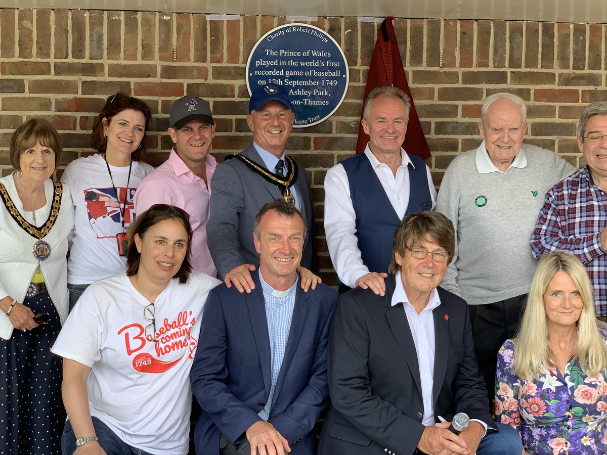 bsuk's tweet photo. One year ago, Baseball Came Home with @PRWotta! Thanks to @MikeReadUK, @BobbyDavro1, Olympian Bill Nankeville, David Block, @BaseballsHome, and all the volunteers for a fantastic day celebrating the first recorded game of baseball in 1749! #BaseballsComingHome https://t.co/TeGcbiRzbS