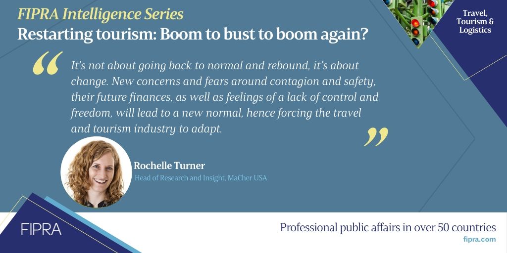 FIPRAinsight's tweet photo. Rochelle Turner, Head of Research and Insight, @MaCherUSA, shares her insights in this FIPRA #IntelligenceSeries webinar event summary: https://t.co/jT9siQRTf0 #EUTourism #hospitality #EUtransport #Travel #FIPRAInsight https://t.co/GdIYJ2oLLl