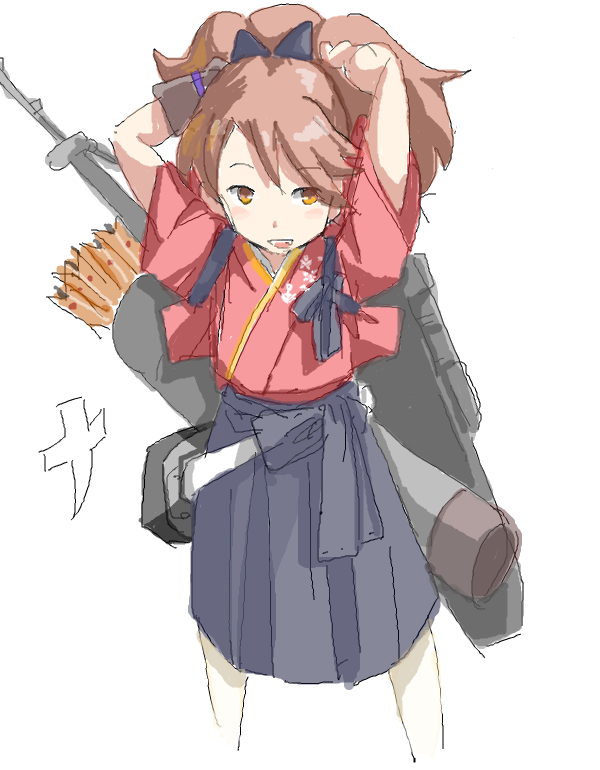 鳳翔(艦これ) ,龍驤(艦これ) 「特にこれといってポニテ絵がない。
あ、これ龍驤ちゃんね 」|ひじからのイラスト
