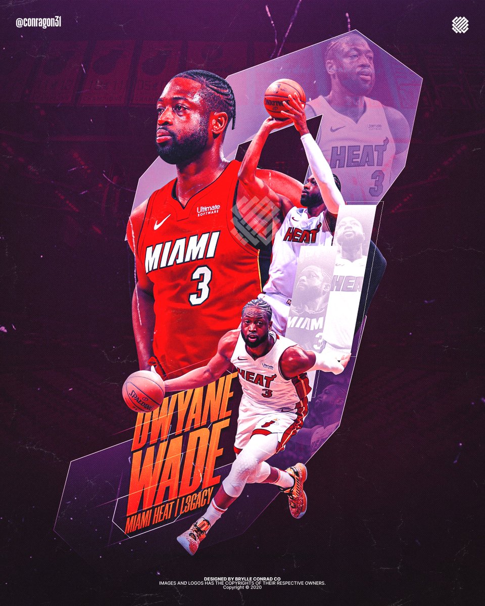 conragon31's tweet photo. @Dwyanewade of @miamiheat

DM For Projects.
OPEN For Commission Works.

#basketball #sports #sport #basket #photoshop #design #ball #artworks #graphicdesign #graphicart #artwork #art #nba #thisiswhyweplay #ballislife
#miamiheat #heatculture #dwyanewade #legacy #wade #heatnation https://t.co/qtuvWLitdI