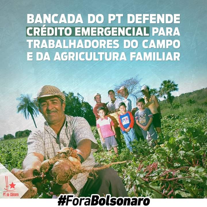 zenetofeira's tweet photo. PL 2853/20, de autoria do nosso mandato e coautoria de 43 deputados, vem para dar suporte aos trabalhadores e trabalhadoras da agricultura familiar através de uma linha emergencial de crédito no âmbito do Pronaf. Vamos lutar pela valorização desses guerreiros e guerreiras do bem! https://t.co/gvRb9BxqAU