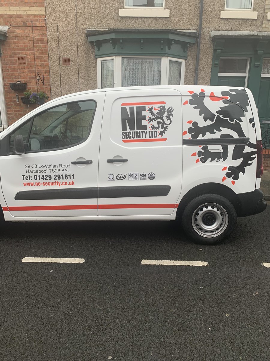 NESecurityltd's tweet photo. We've had a makeover! ๐ช๐ผ
Make sure to keep an eye out for our brand new branded mobile patrol vans in your area and give us a wave. ๐
Supporting the local community since our inception in 1995! ๐
#NESecurity #Security #SecurityServices #MobilePatrol #NorthEast #Hartlepool https://t.co/bG2twwxnIS