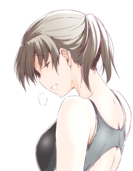 ちょっと違うけど、つまり先輩のうなじの日ってことですね落書き。 